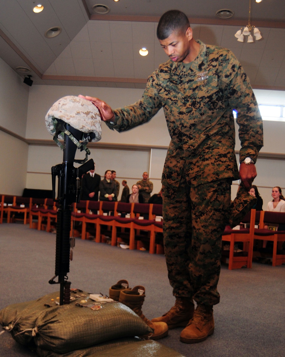 Memorial service for Staff Sgt. Daniel L. Hansen