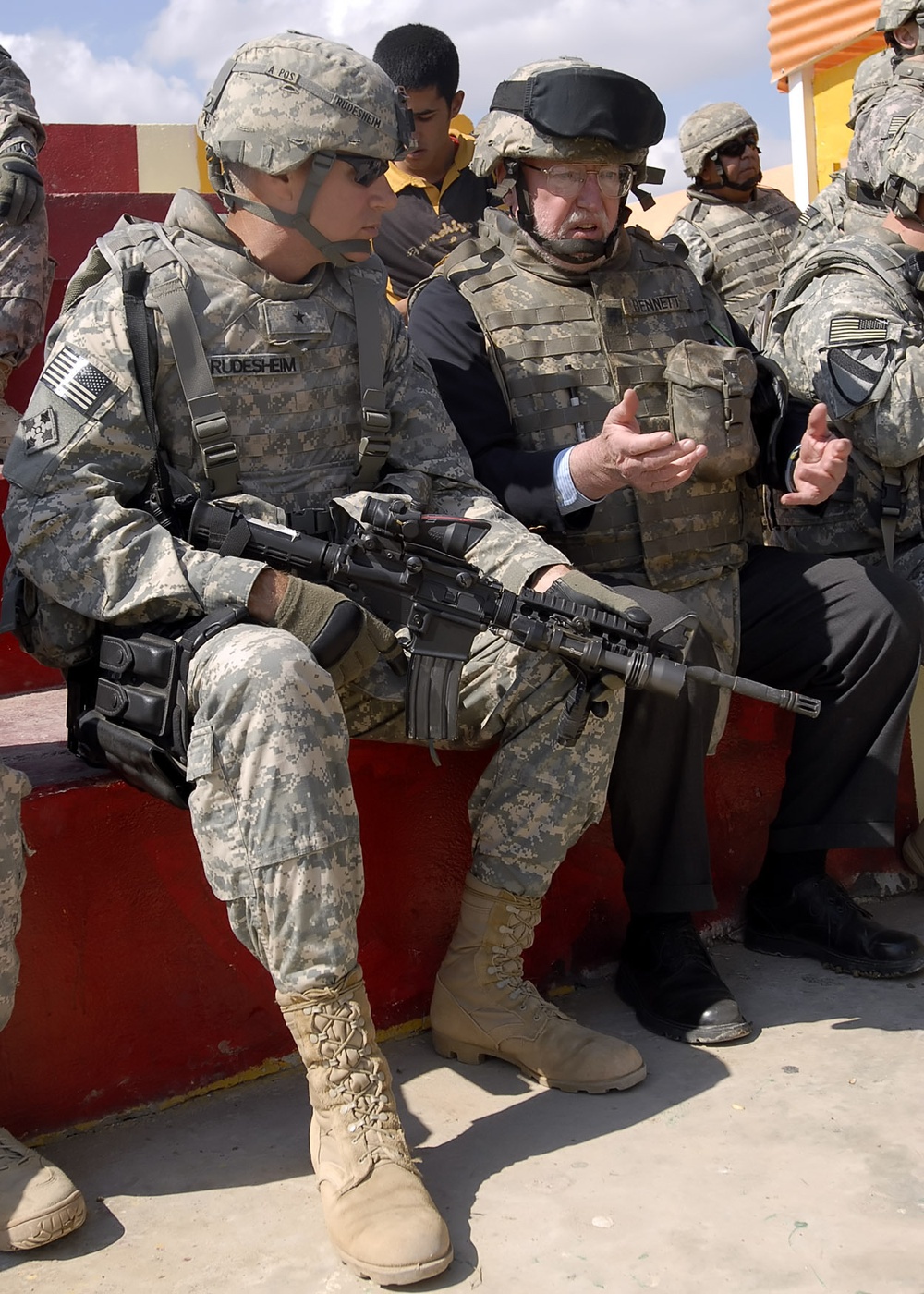 Returning a neighborhood - Joint Security Station Shulla transfer highlights security improvements