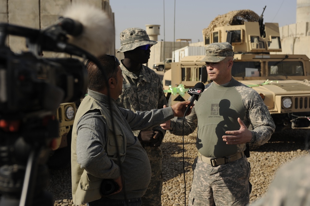 Transfer of control of Combat Outpost 4 in Diwaniyah