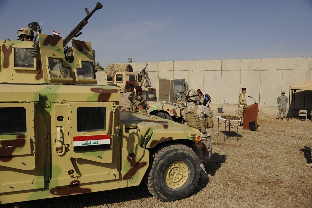 Transfer of control of Combat Outpost 4 in Diwaniyah