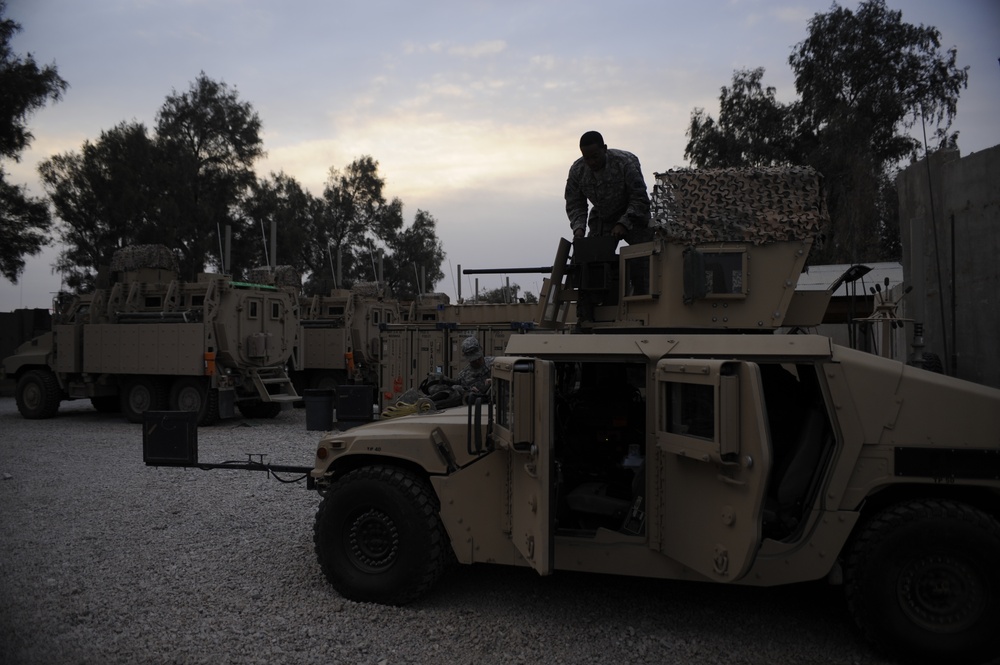 Transfer of control of Combat Outpost 4 in Diwaniyah