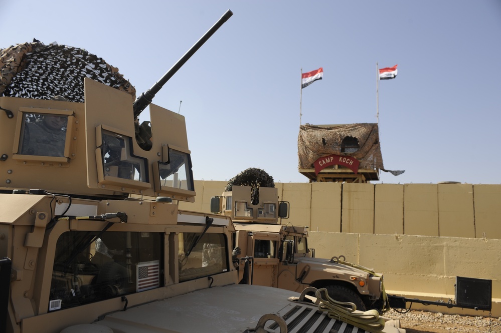 Transfer of control of Combat Outpost 4 in Diwaniyah