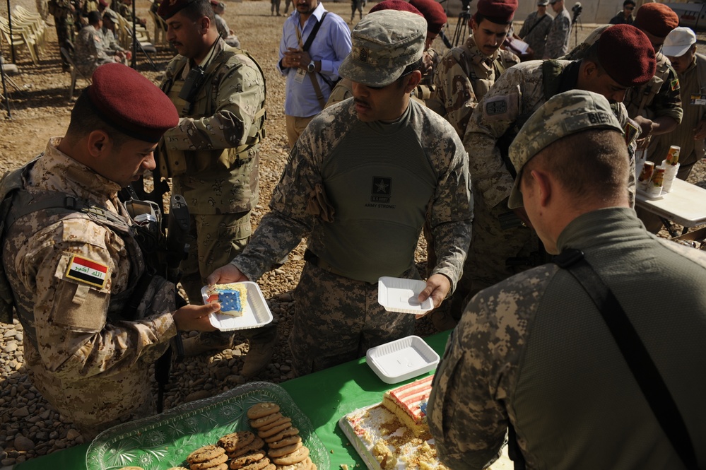 Transfer of control of Combat Outpost 4 in Diwaniyah