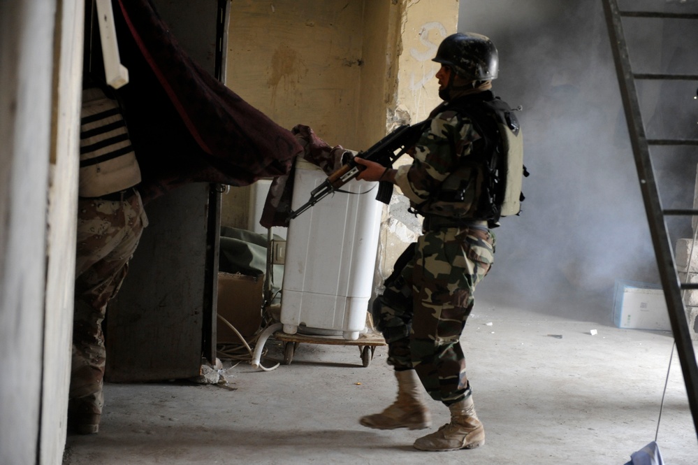 Training demonstration in Basra