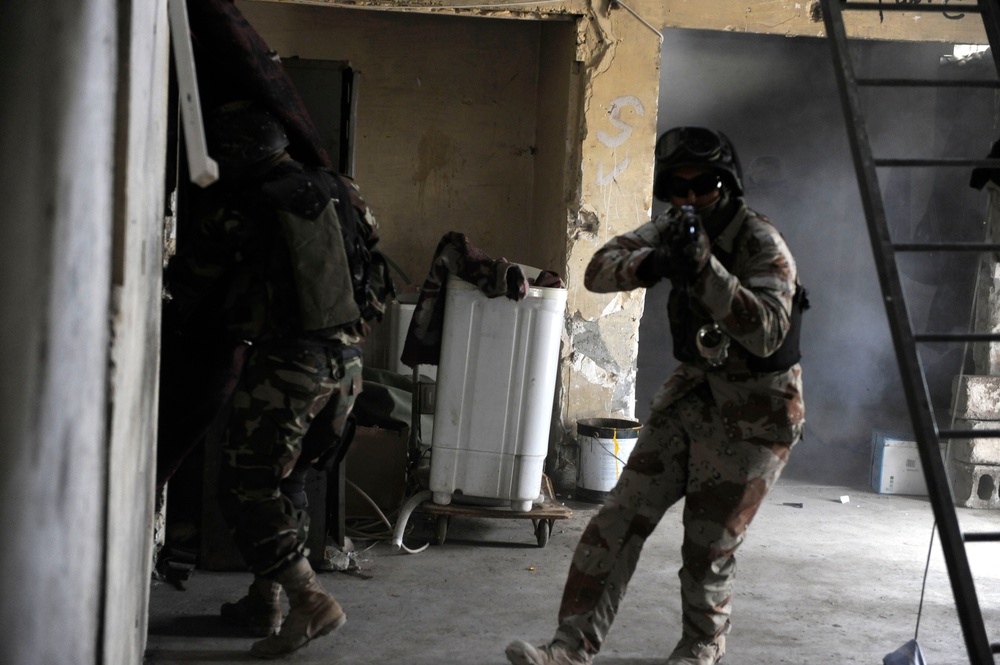Training demonstration in Basra