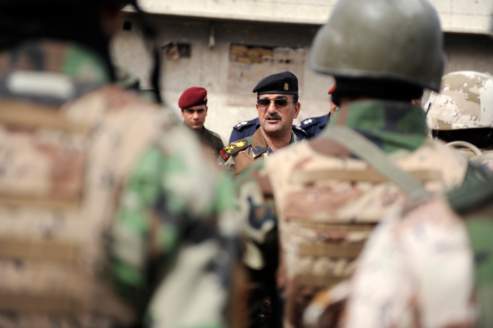 Training demonstration in Basra