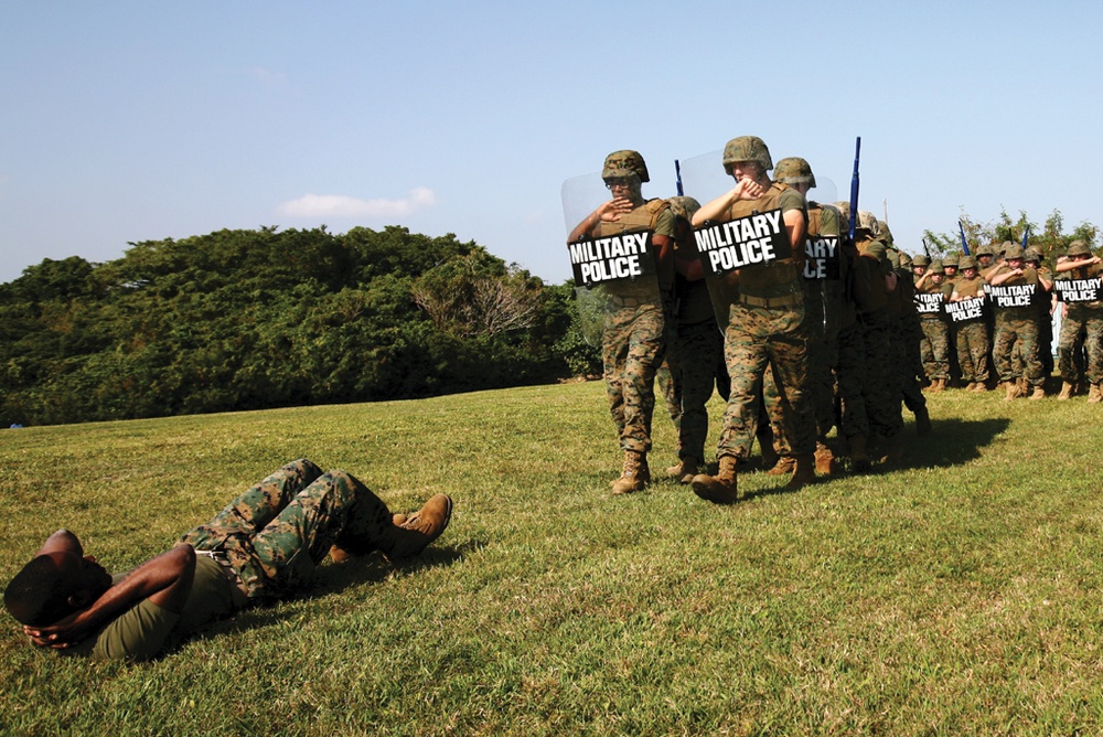 Practice riot control