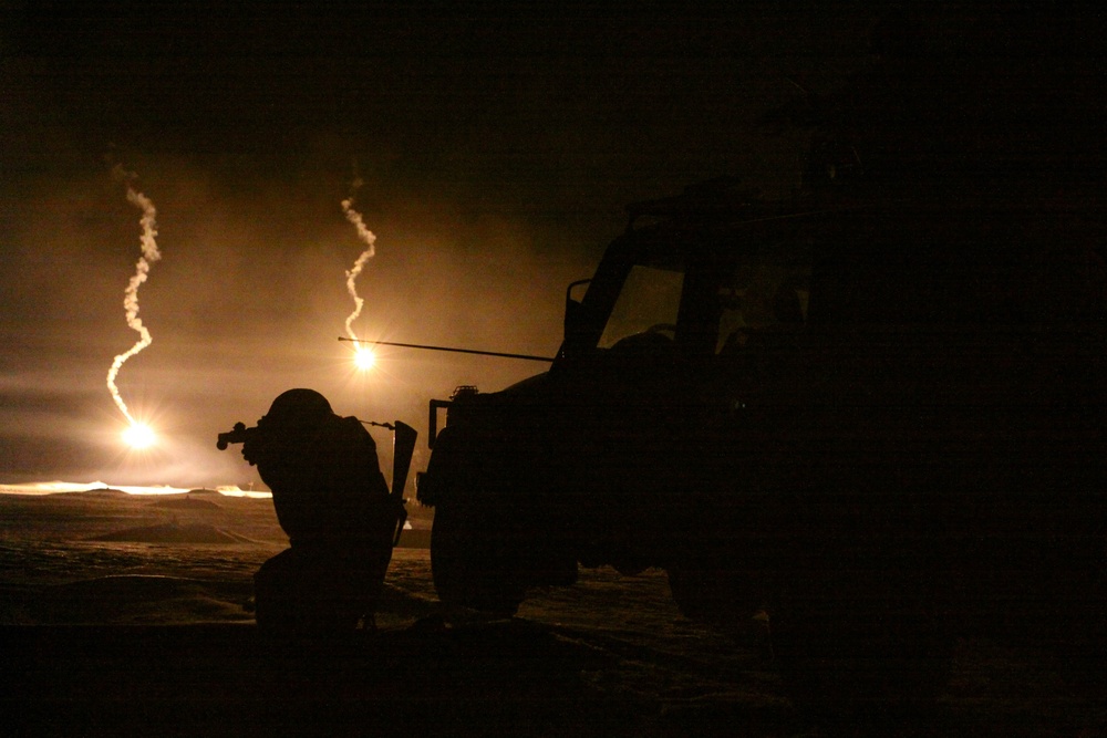 Night, Live-fire Training Exercise for Exercise Maritime Raider 09