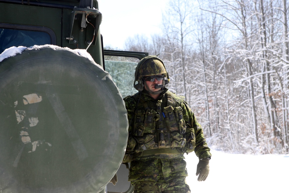 Radio Checks on a Live Fire Training Exercise at Exercise Maritime Raider 09