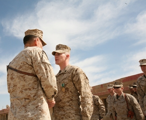 Marine's Quick Action Saves Lives in Western Iraq