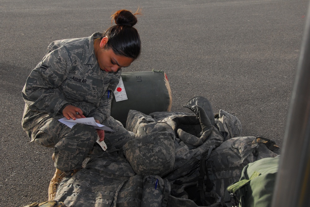 Contingency Aero Medical Staging Facility Cares for Transient Wounded