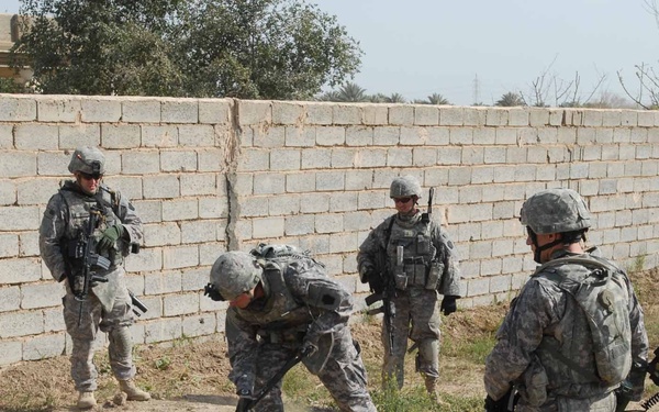 Cordon and search mission canvasses village of Kem, builds relationships