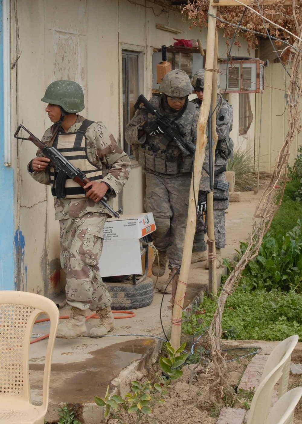 Cordon and search mission canvasses village of Kem, builds relationships