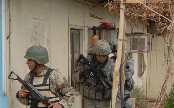 Cordon and search mission canvasses village of Kem, builds relationships