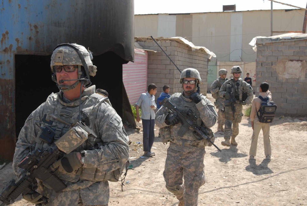 Cordon and search mission canvasses village of Kem, builds relationships