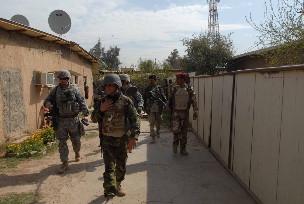 Cordon and search mission canvasses village of Kem, builds relationships
