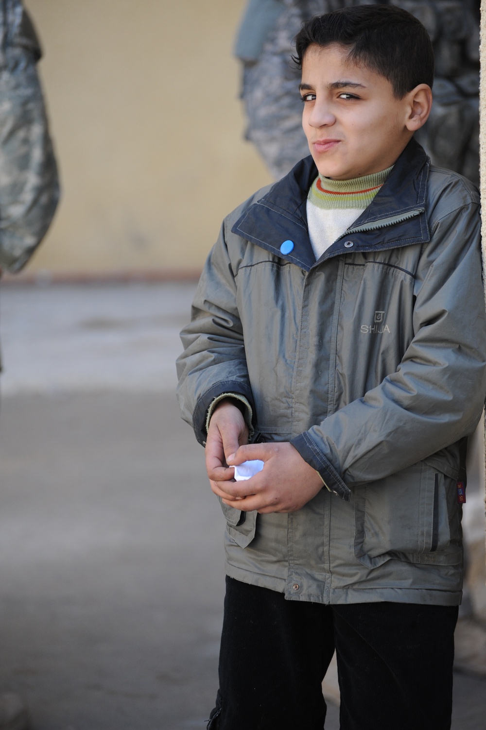 School opening in eastern Baghdad, Iraq