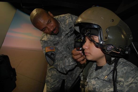 1st Air Cavalry aviators welcome Junior Reserve Officers' Training Corps students