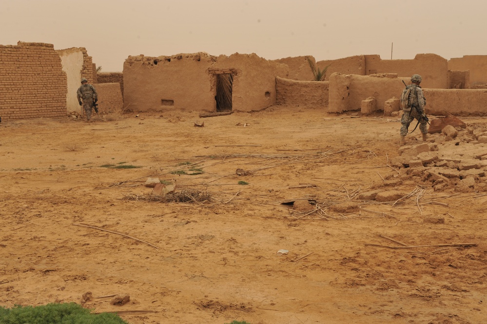 Village patrol in Diyala