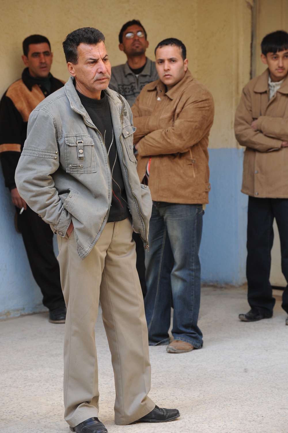 Sons of Iraq payday at Forward Operating Base Loyalty