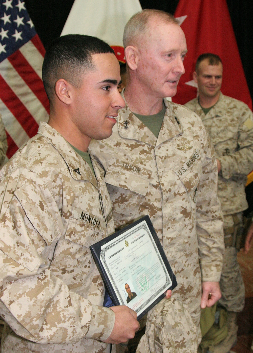 Multi-National Forces - West Welcomes America's Newest Citizens