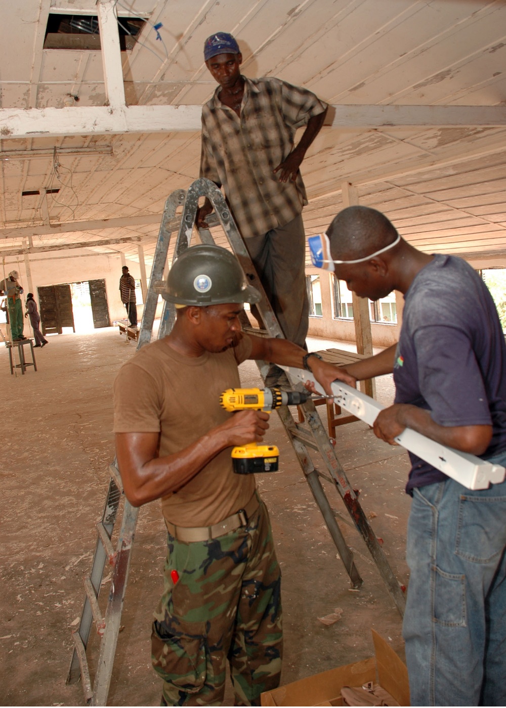 Africa Partnership Station, Ghanaian sailors team up for hospital restoration project