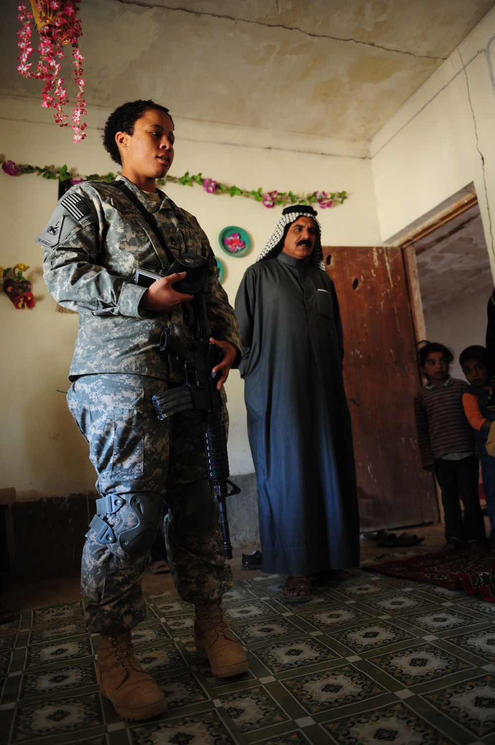 Patrol in Mamouri Gaurari, Iraq