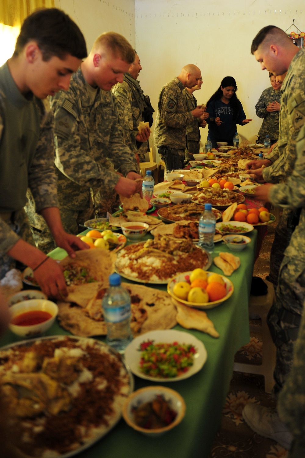 Patrol in Mamouri Gaurari, Iraq