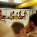 Minnesota Vikings Cheerleaders come to Camp Basra in Basra, Iraq