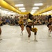 Minnesota Vikings Cheerleaders come to Camp Basra in Basra, Iraq