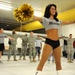 Minnesota Vikings Cheerleaders come to Camp Basra in Basra, Iraq