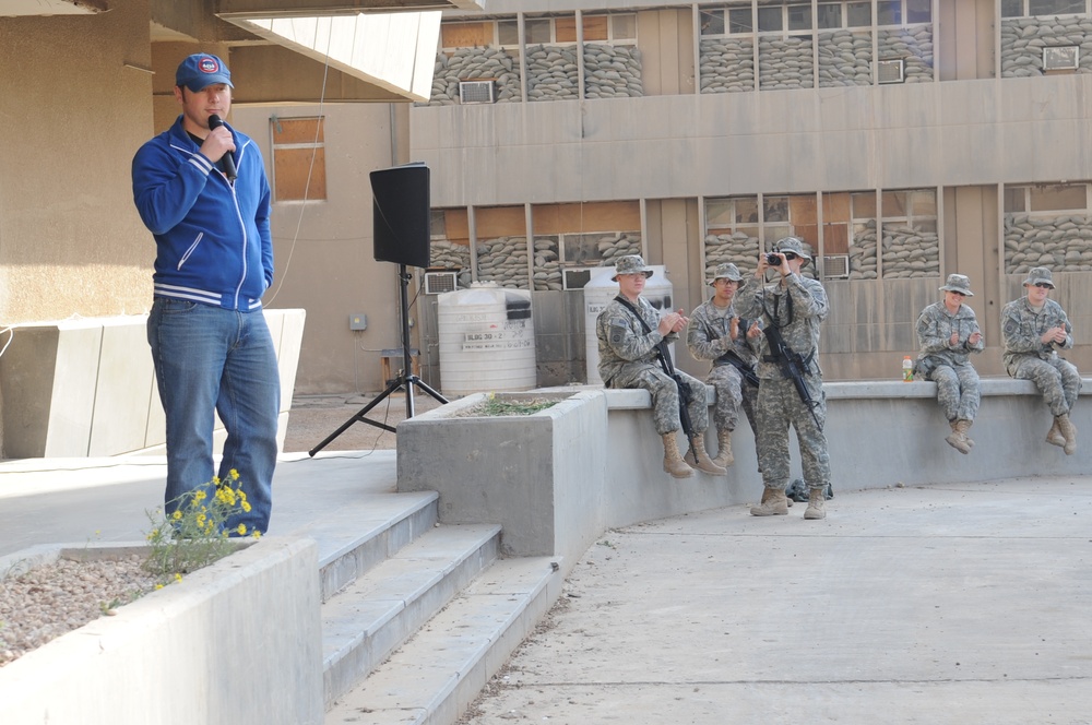 Comedy show at Joint Security Station Loyalty