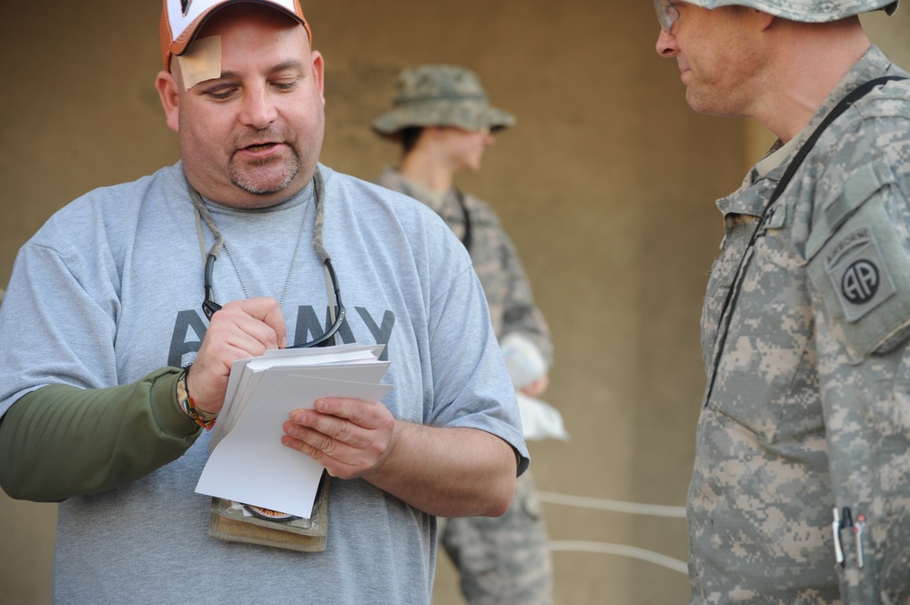 Comedy show at Joint Security Station Loyalty
