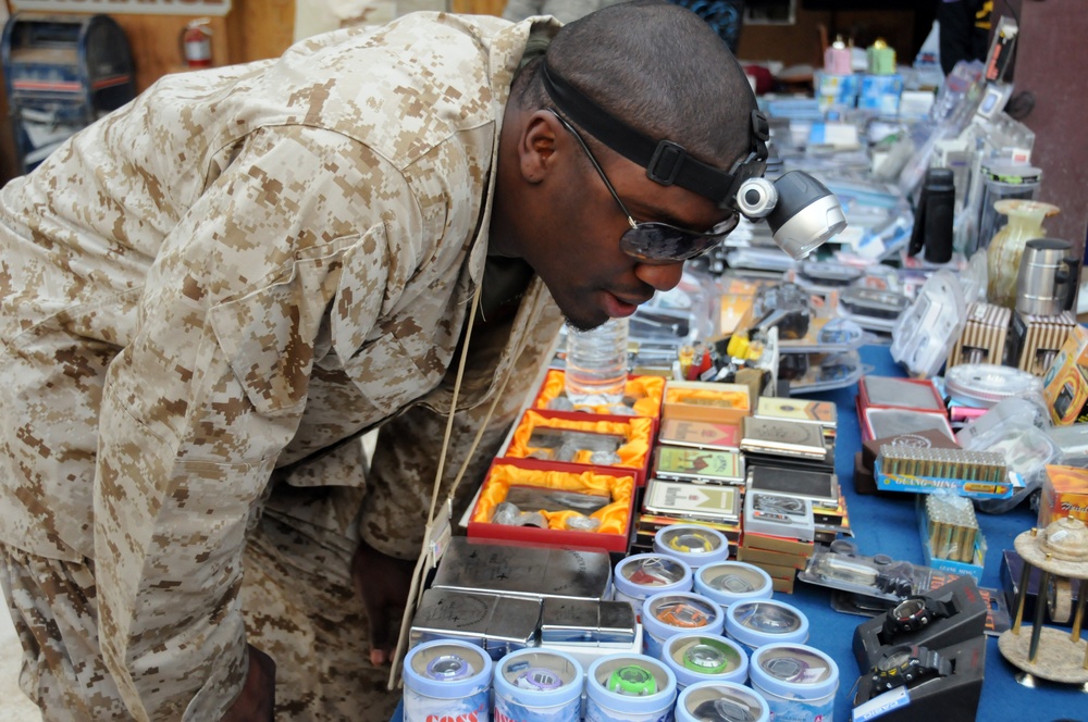 The NFL Visits Camp Ramadi, Iraq