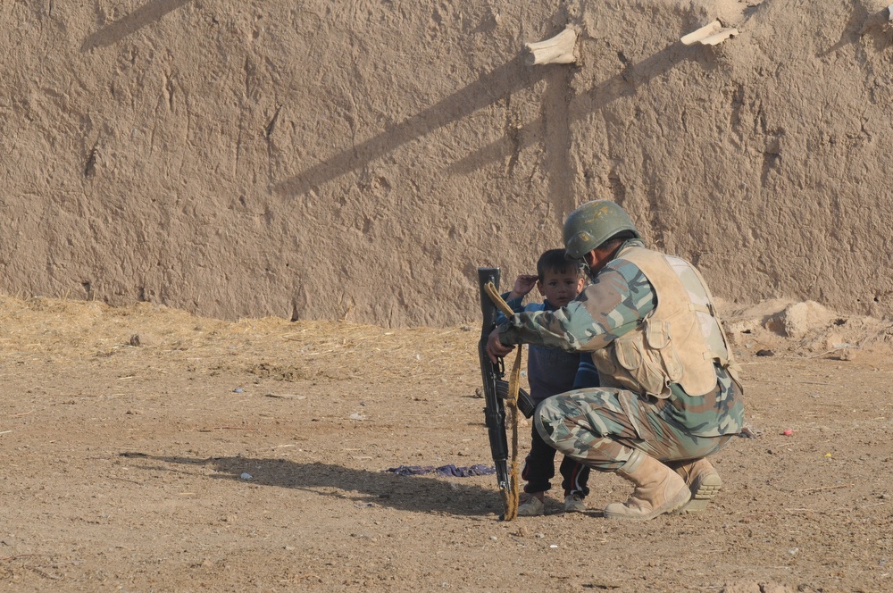Patrol in Murbat-Garha, Iraq