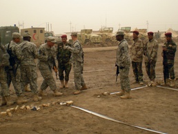 Iraqi Army Commandos train to lead