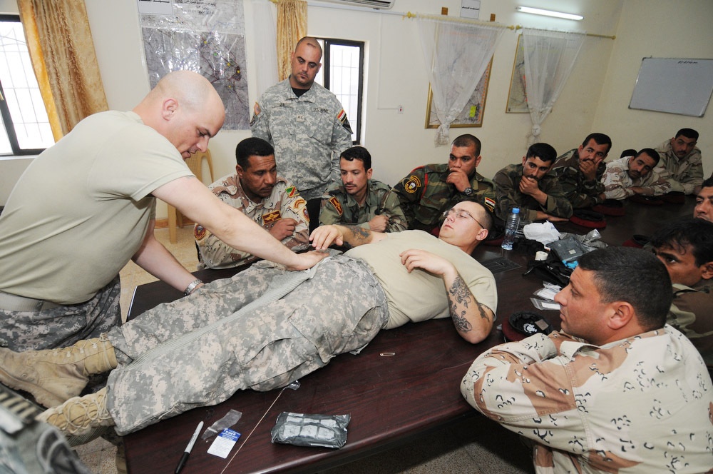 Medical Training in Multaka, Iraq