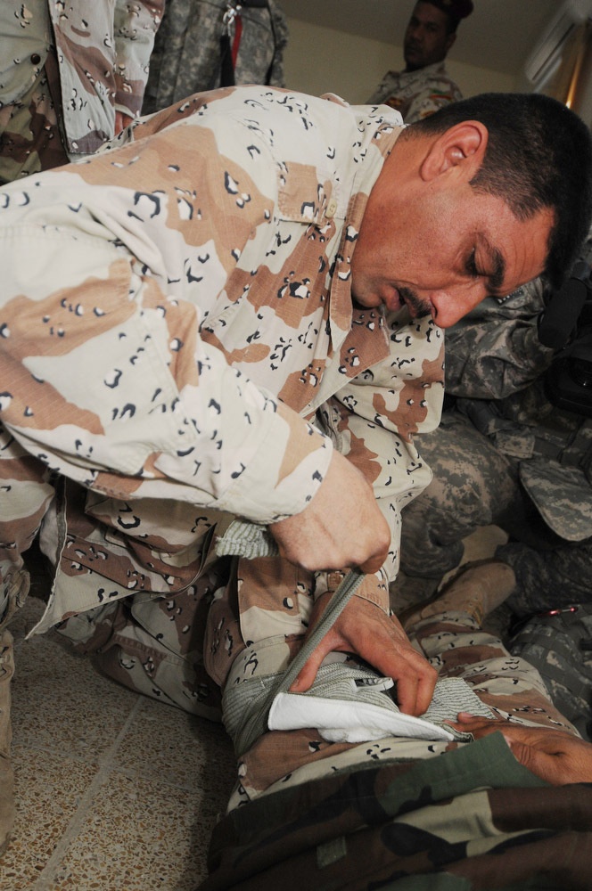Medical Training in Multaka, Iraq