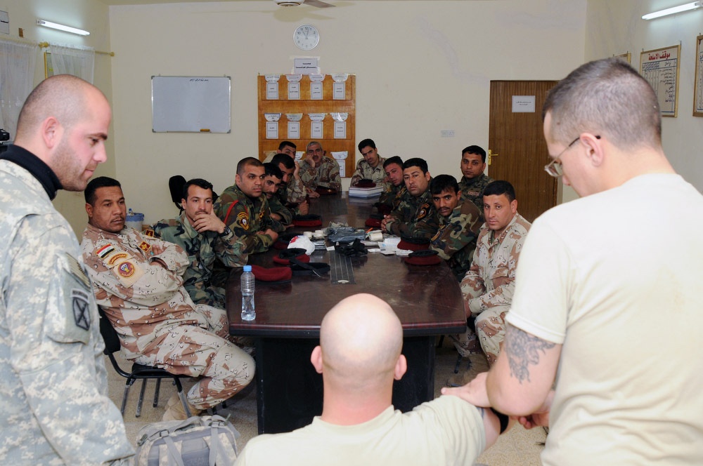 Medical Training in Multaka, Iraq