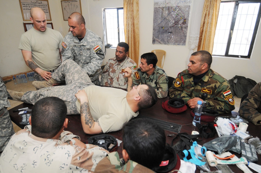 Medical Training in Multaka, Iraq