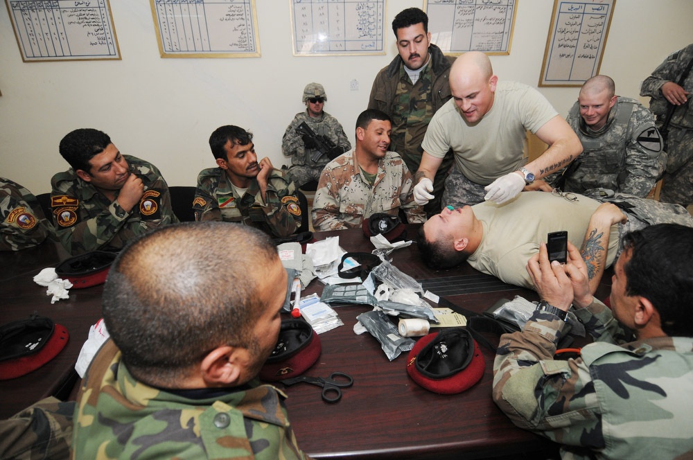 Medical Training in Multaka, Iraq