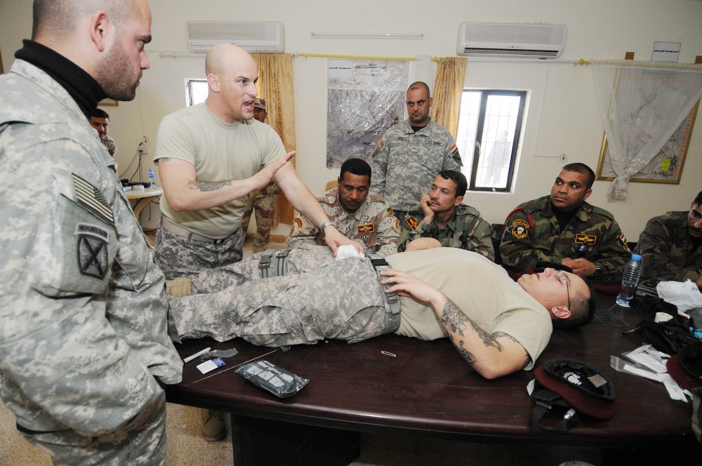 Medical Training in Multaka, Iraq