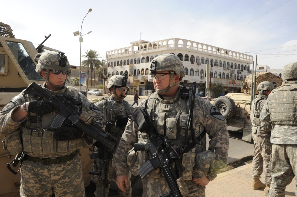 Patrol in Baghdad, Iraq