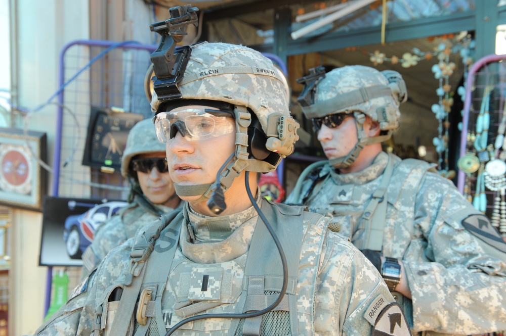 Patrol in Baghdad, Iraq