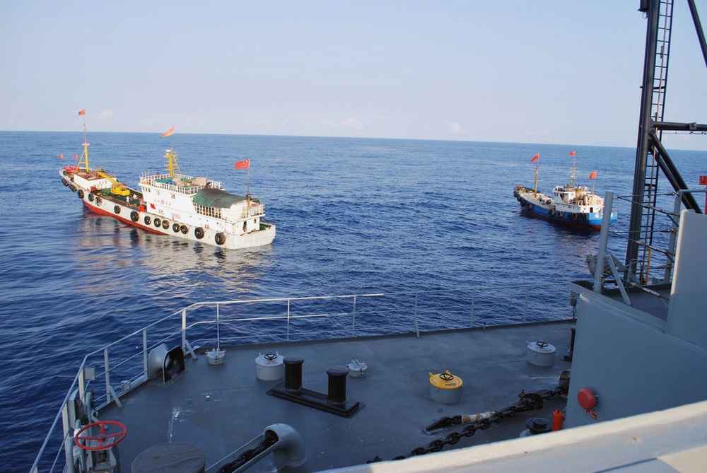 U.S. Naval Vessel Harrassed by Chinese Ships