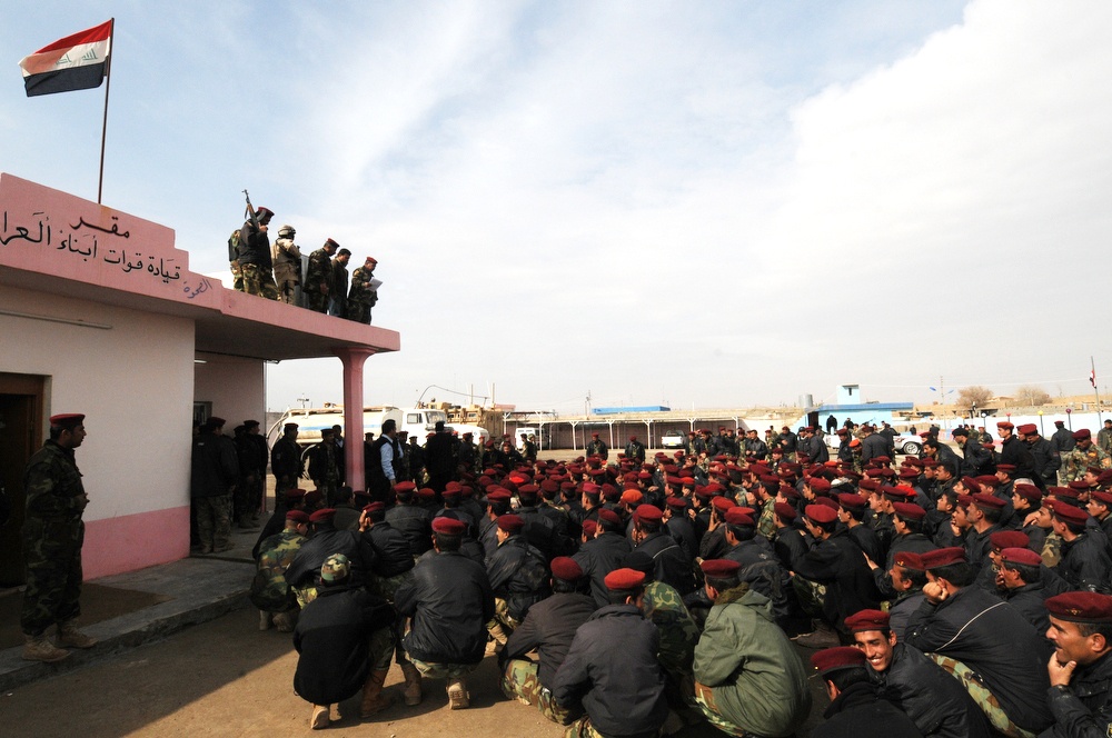 Sons of Iraq payday in Multaka