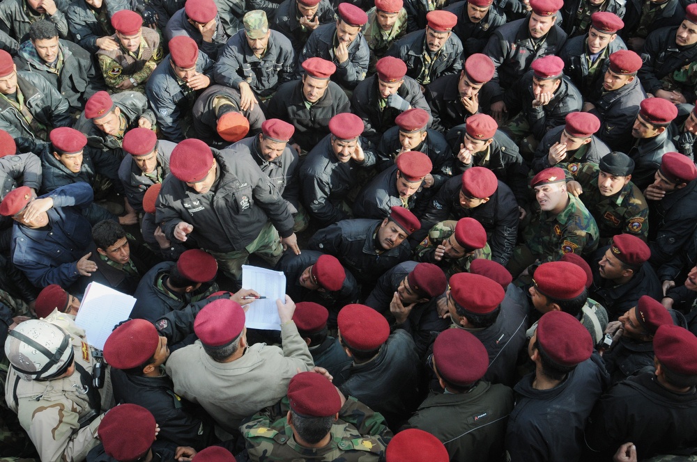 Sons of Iraq payday in Multaka