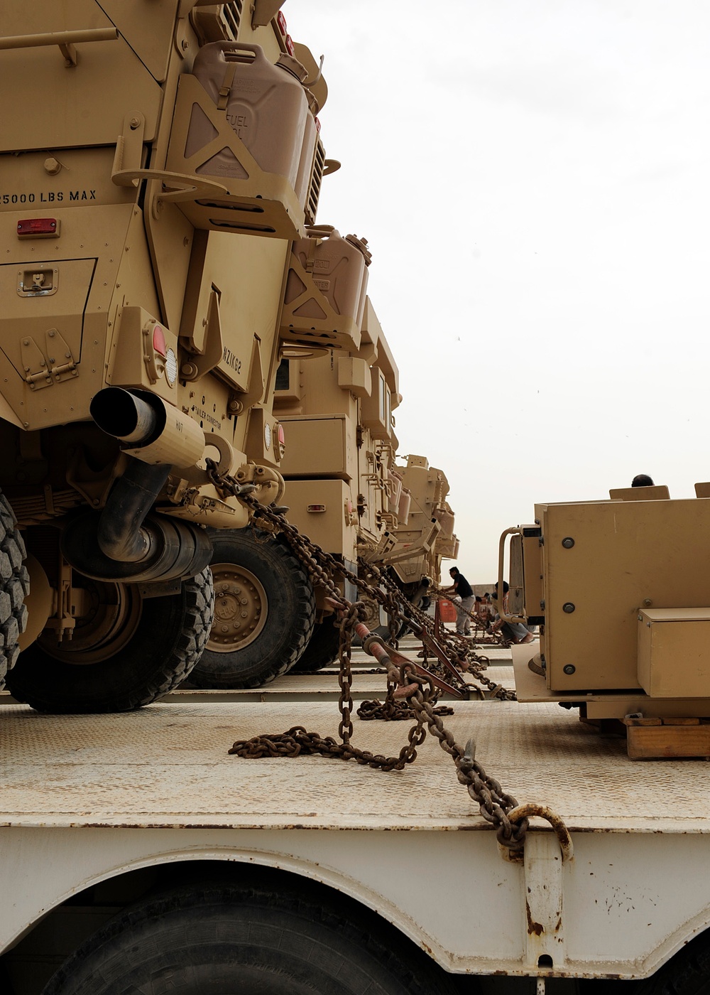 Joint Expeditionary Tasking Airmen process more than a billion dollars worth of vehicles, equipment