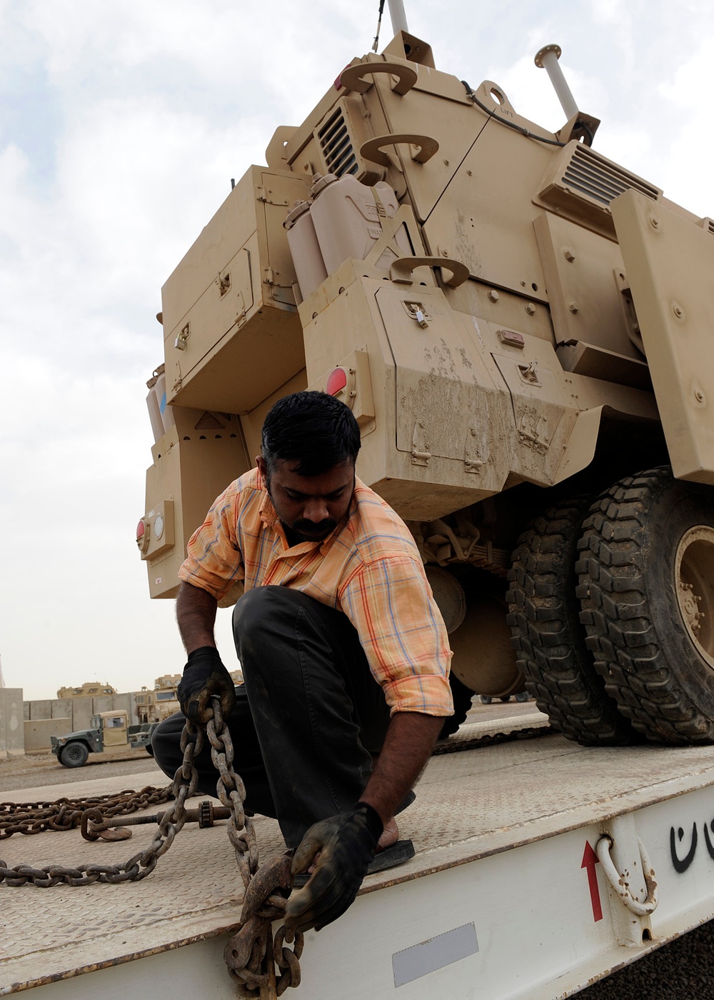 Joint Expeditionary Tasking Airmen process more than a billion dollars worth of vehicles, equipment