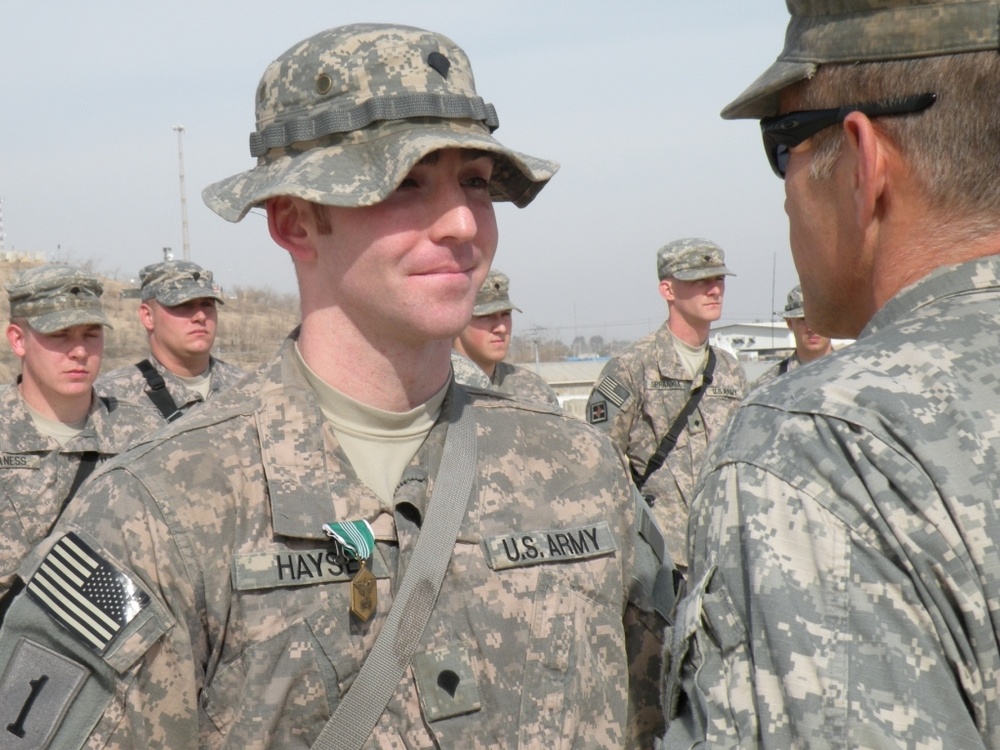 Improvised explosive device hunters honored